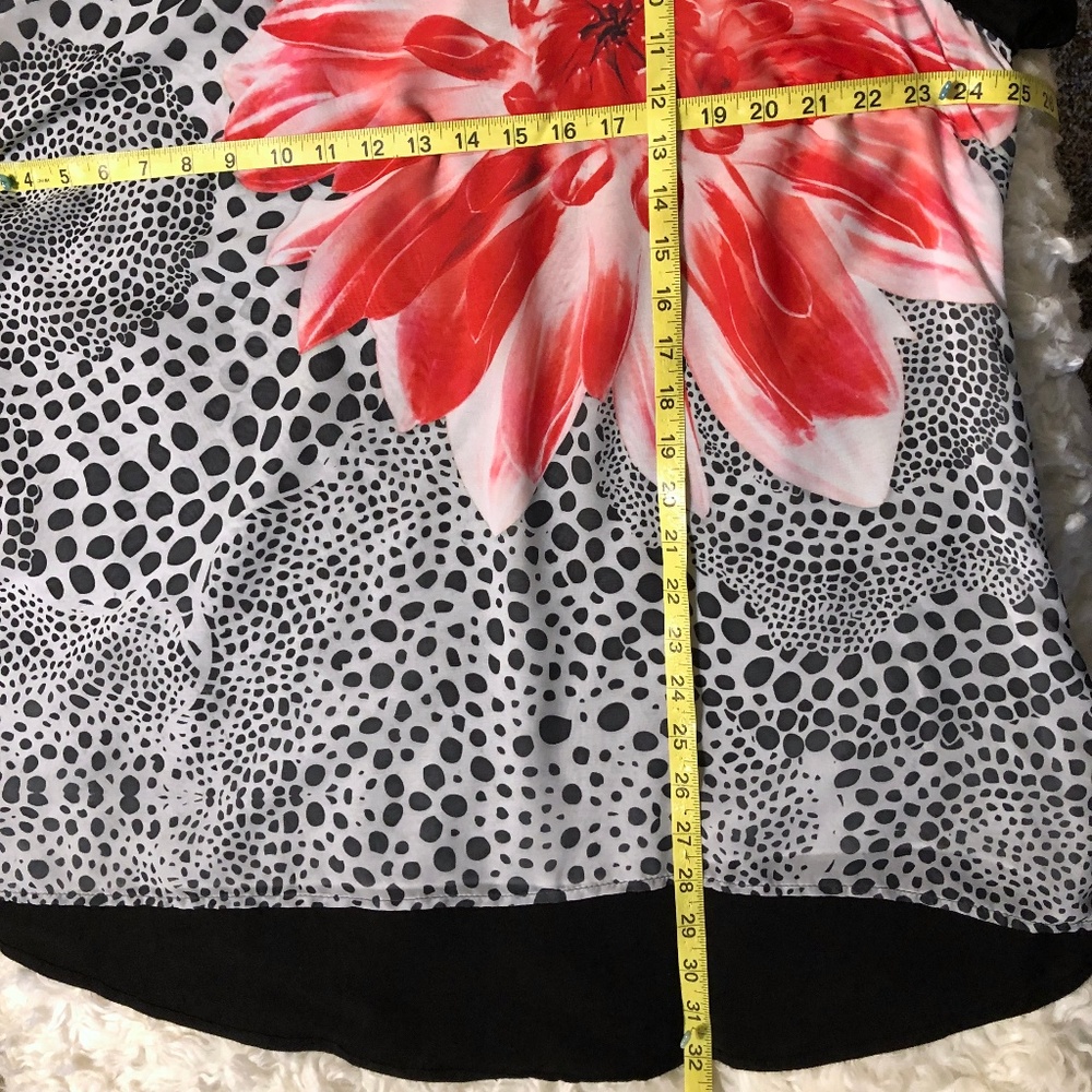 Style&Co 3X floral top short sleeve - Picture 4 of 6
